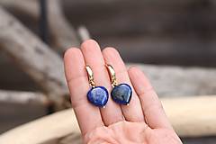 Sady šperkov - Súprava náušnice + náramok lapis lazuli - 15584474_