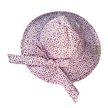 Detské čiapky - Detský klobúk - daisies lila - 15586359_