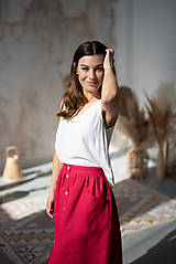 Sukne - Smart Skirt Magenta - 15585905_