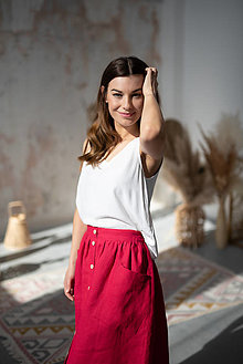 Sukne - Smart Skirt Magenta - 15585905_