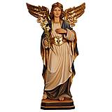 Sochy - Svätý Gabriel drevená socha - 15585139_