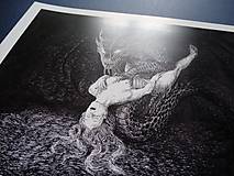 Kresby - Coierit cum draconis - print - 15589710_