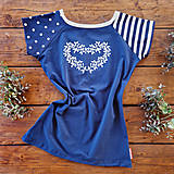 Topy, tričká, tielka - Tričko Blue Dotty - 15588604_