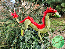 Hračky - Yunnan - veľký Vianočný Čínsky Drak - 15590066_