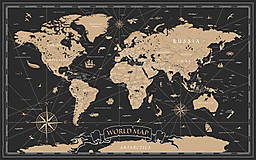Obrazy - Plagát mapa sveta - 15589059_