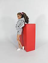 Hračky - Barbie mikina s kapucňou a vreckom č-3 - 15590893_