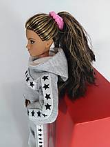 Hračky - Barbie mikina s kapucňou a vreckom č-3 - 15590894_