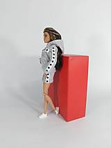 Hračky - Barbie mikina s kapucňou a vreckom č-3 - 15590895_