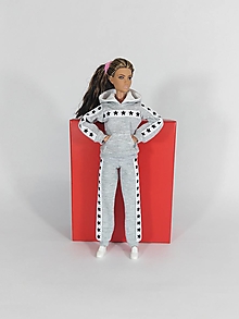 Hračky - Barbie mikina s kapucňou a vreckom č-3 - 15590890_