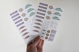 Papier - Nálepky// diár - 15589540_