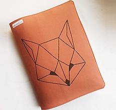 Papiernictvo - Obal na knihu nastaviteľný - Geometrická líška - 15592410_
