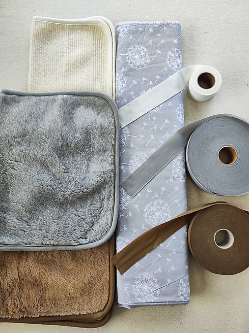 Textil - VLNIENKA DEKA a PRIKRÝVKA 100 % merino top super Púpavy Pampelišky šedé  - 15592115_