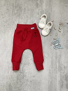 Detské oblečenie - Pudláčiky červené - 15591076_