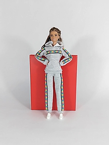 Hračky - Barbie mikina s kapucňou a vreckom č-4 - 15593494_