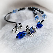 Iné šperky - Krásny talizman do auta  (Modrá) - 15594464_