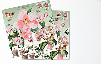 Papiernictvo - Pohľadnica - " Botanical Post Card" - 15595639_