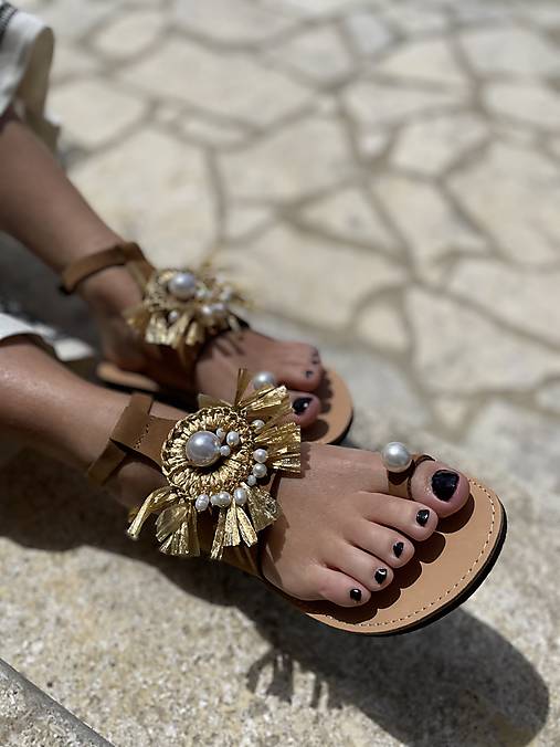 Bali kožené sandále