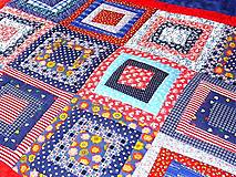 Úžitkový textil - Patchworková deka - 15596745_