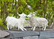 Dekorácie - Ovce párik, väčšie - 15597967_