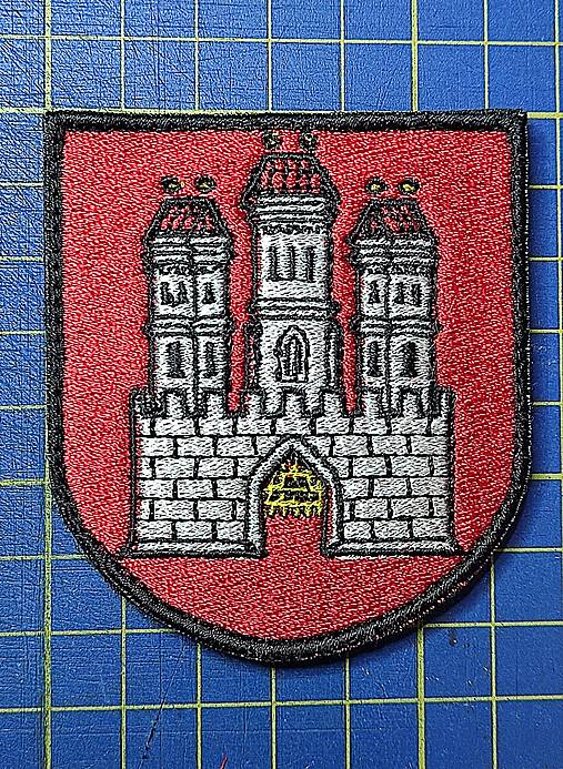 Galantéria - Bratislava - erb (Bratislava - erb 7cm na suchý zips) - 15599180_