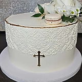 Krížik dekorácia na tortu