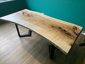 Nábytok - Jedálenský jaseňový stôl - 15601417_