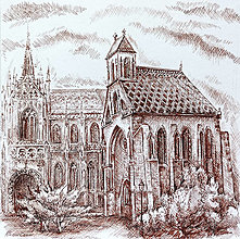 Kresby - Košice, kostol sv. Michala - 15603632_