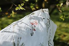 Úžitkový textil - Lněné povlečení ,,V louce Spring" - 15602439_
