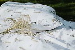 Úžitkový textil - Lněné povlečení ,,V louce Spring" - 15602444_