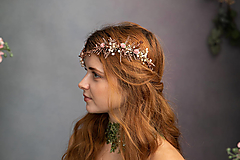Ozdoby do vlasov - Tiara "kvety lásky" - 15602545_