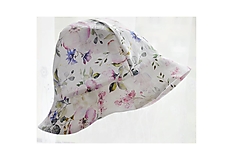 Čiapky, čelenky, klobúky - širák kvety - 15604340_