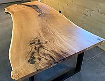 Nábytok - Dubový jedálenský stôl z dubu - 15603356_
