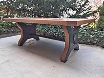 Nábytok - Konferenčný stôl jaseň - jelša - 15601916_