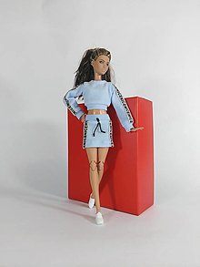 Hračky - Barbie mikina krátka č-5 - 15604160_