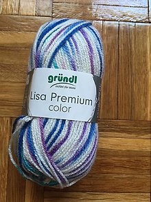 Galantéria - Gründl Lisa Premium Color (biely melír) - 15605332_