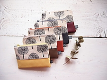 Taštičky - Kozmetické tašky malé - stromy na režnej - 15604572_