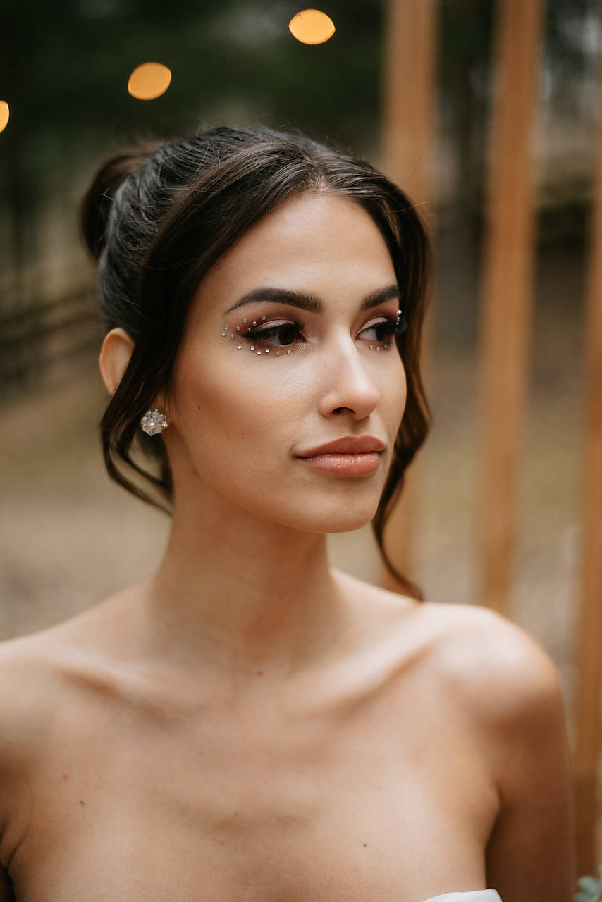 Korálkové svadobné náušnice s perlami