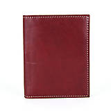 Peňaženky - Púzdro na karty a doklady v bordovej farbe - 15604486_