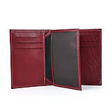 Peňaženky - Púzdro na karty a doklady v bordovej farbe - 15604487_
