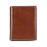 Peňaženky - Púzdro na karty a doklady vo svetlo hnedej farbe - 15604494_