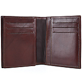 Peňaženky - Púzdro na karty a doklady v hnedej farbe - 15604500_