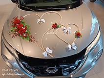 Dekorácie - Svadobná výzdoba na auto - 15604380_