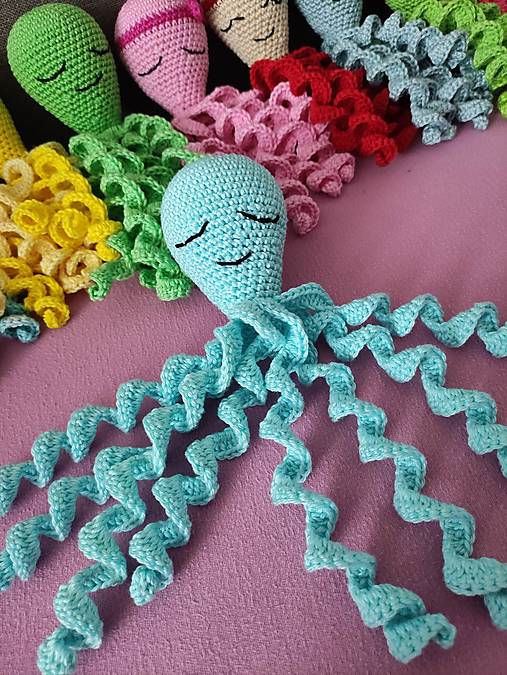 Hračky - Veselé chobotničky :) - 15606696_