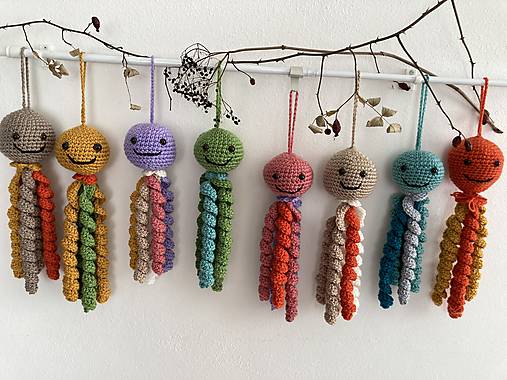 Hračky - Háčkované CHOBOTNICE  - 15606372_