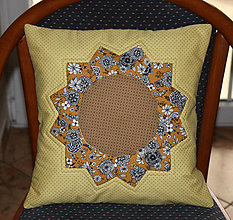 Úžitkový textil - patchworkový obrus s prestieraním+vankúšik - 15608587_