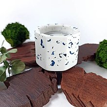 Svietidlá - Svietnik na čajovú sviečku (Modrá) - 15607692_