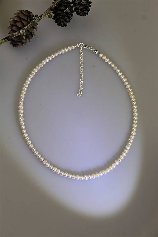 perly náhrdelník - chocker