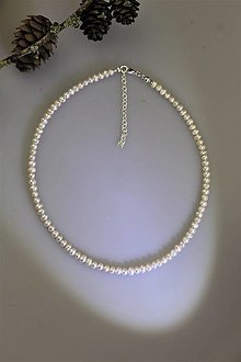 Náhrdelníky - perly náhrdelník - chocker - 15610995_