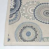 Úžitkový textil - ROMANA - modro tyrkysová mandala - obliečka na vankúš(2) 40x40 - 15610173_