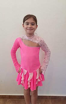 Detské oblečenie - Šaty na krasokorčuľovanie - 15614549_